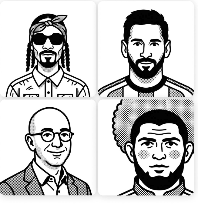 Vector illustration portrait Nano Banana Prompt