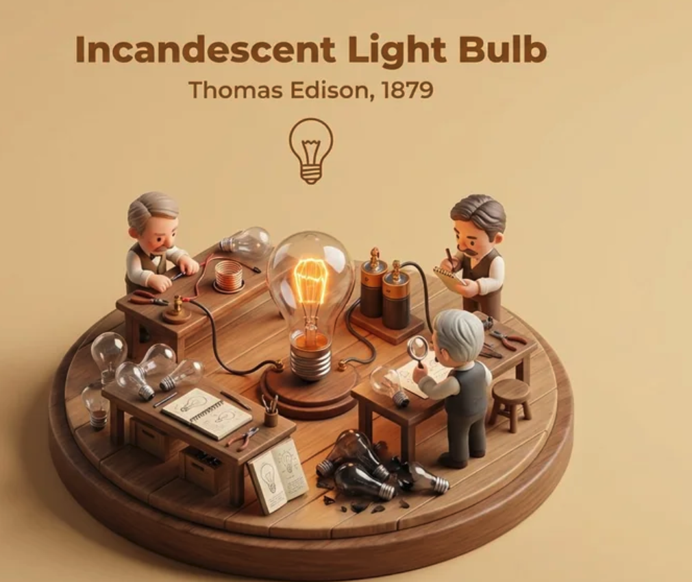 Historical inventions into miniature Prompt